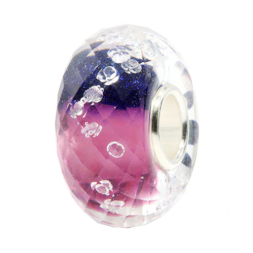 Ogerbeads Desirable Blue Diamond Fragments blue; pink glass Bead by The Alternative Bead. Your official Ogerbeads Retailer from Germany