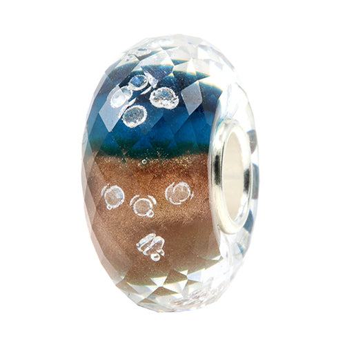 Ogerbeads Sacramento Gold Diamond Fragments gold; blue glass Bead by The Alternative Bead. Your official Ogerbeads Retailer from Germany