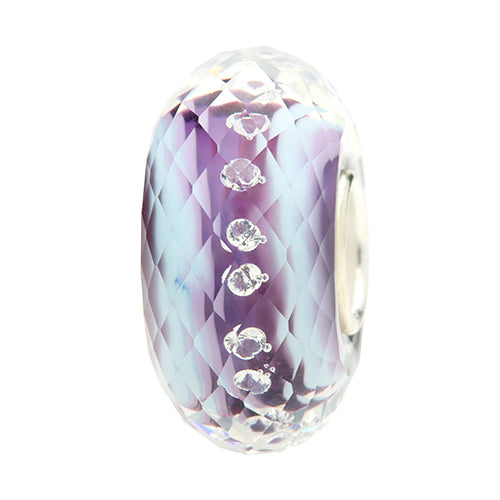Ogerbeads Lavender Blue Diamonds Fragments purple; blue glass Bead by The Alternative Bead. Your official Ogerbeads Retailer from Germany