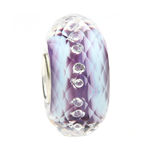 Ogerbeads Lavender Blue Diamonds Fragments purple; blue glass Bead by The Alternative Bead. Your official Ogerbeads Retailer from Germany