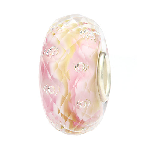 Ogerbeads Maple Pink Sprinkles Fragments pink; beige glass Bead by The Alternative Bead. Your official Ogerbeads Retailer from Germany