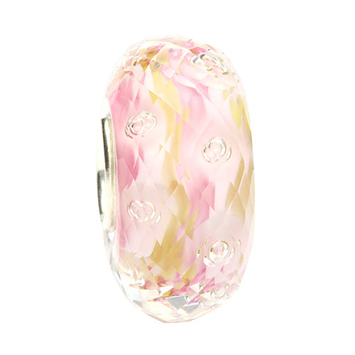 Ogerbeads Maple Pink Sprinkles Fragments pink; beige glass Bead by The Alternative Bead. Your official Ogerbeads Retailer from Germany