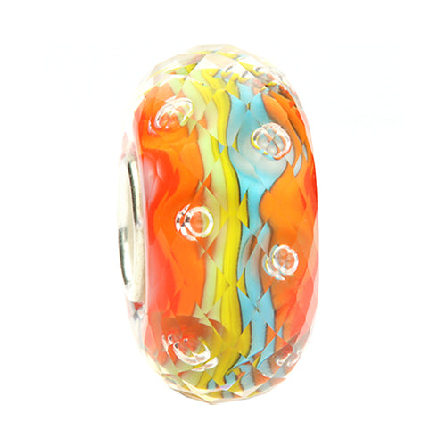 Ogerbeads Vibrant Spinkles Fragments orange; multicolor glass Bead by The Alternative Bead. Your official Ogerbeads Retailer from Germany