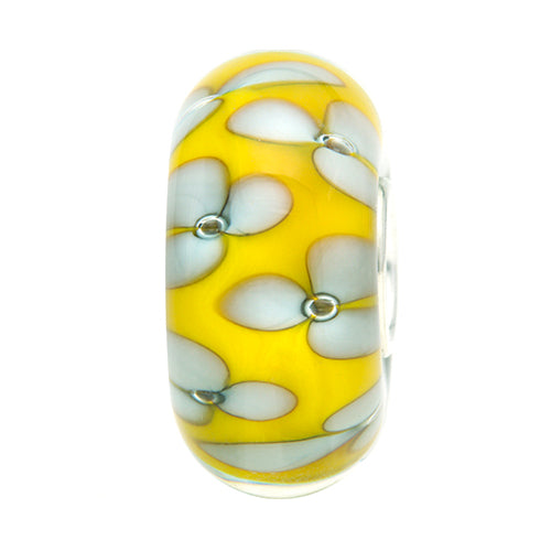 Ogerbeads Buttercup Bliss Flowers yellow; floral glass Bead by The Alternative Bead. Your official Ogerbeads Retailer from Germany