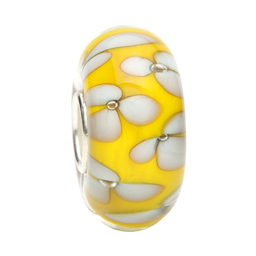 Ogerbeads Buttercup Bliss Flowers yellow; floral glass Bead by The Alternative Bead. Your official Ogerbeads Retailer from Germany