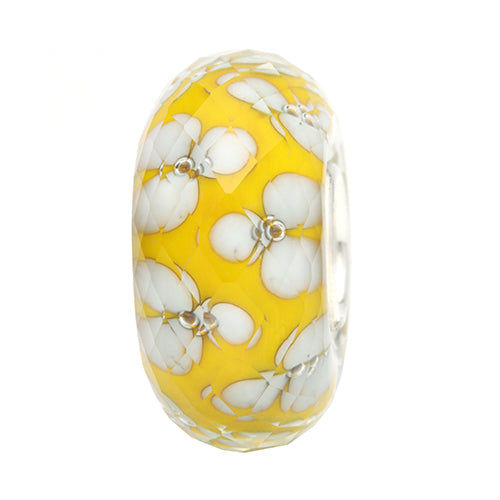Ogerbeads Buttercup Bliss Flower Fragments yellow; floral glass Bead by The Alternative Bead. Your official Ogerbeads Retailer from Germany