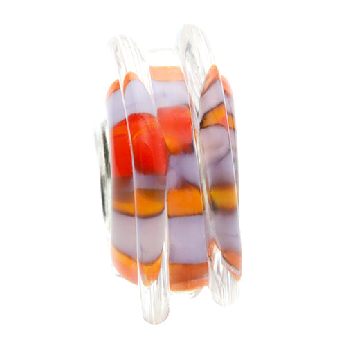 Ogerbeads Mangolicious Magic Light purple; orange; red glass Bead by The Alternative Bead. Your official Ogerbeads Retailer from Germany