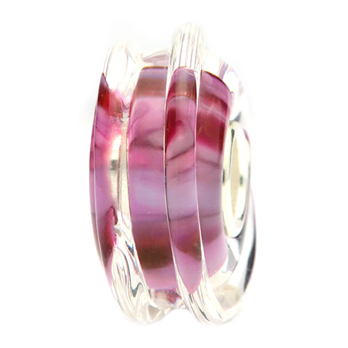 Ogerbeads Rose Garden Magic Light purple; pink glass Bead by The Alternative Bead. Your official Ogerbeads Retailer from Germany