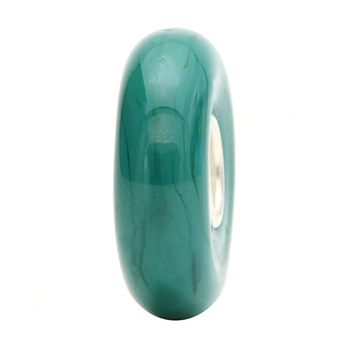 Ogerbeads Emerald Slim Elemental blue; green glass Spacer by The Alternative Bead. Your official Ogerbeads Retailer from Germany