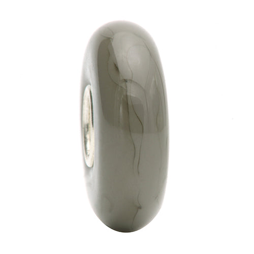 Ogerbeads Dark Oak Slim Elemental gray glass Spacer by The Alternative Bead. Your official Ogerbeads Retailer from Germany
