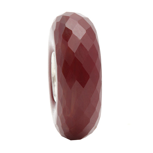 Ogerbeads Firebrick Slim Elemental Fragments red glass Spacer by The Alternative Bead. Your official Ogerbeads Retailer from Germany