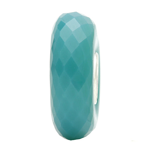 Ogerbeads Teal Slim Elemental Fragments blue glass Spacer by The Alternative Bead. Your official Ogerbeads Retailer from Germany