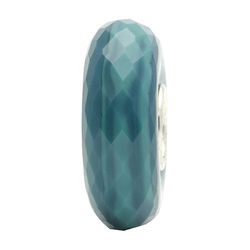 Ogerbeads Emerald Slim Elemental Fragments blue; green glass Spacer by The Alternative Bead. Your official Ogerbeads Retailer from Germany