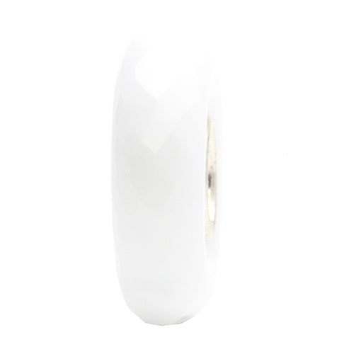 Ogerbeads White Slim Elemental Fragments white glass Spacer by The Alternative Bead. Your official Ogerbeads Retailer from Germany