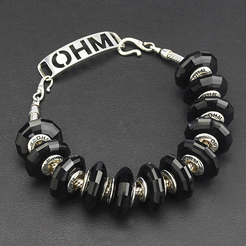 OHM Beads OROQ NO. 6 Hello Darkness  sterling-silver Bead The Alternative Bead