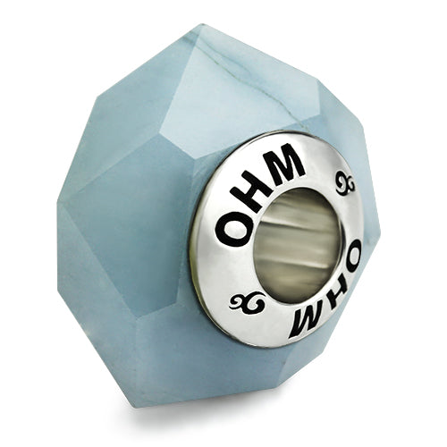 OHM Beads OROQ NO. 8 Serenity Please sterling-silver Bead The Alternative Bead