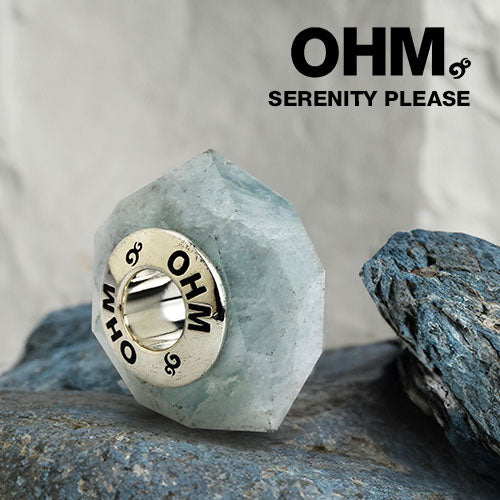 OHM Beads OROQ NO. 8 Serenity Please sterling-silver Bead The Alternative Bead