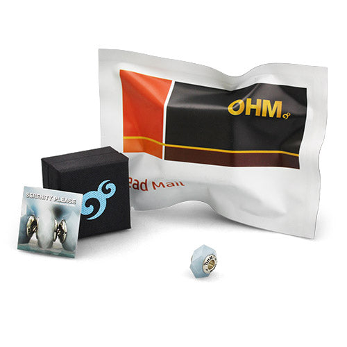 OHM Beads OROQ NO. 8 Serenity Please sterling-silver Bead The Alternative Bead