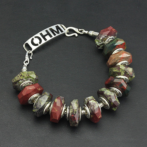 OHM Beads Dragon Stone (ORK024) sterling-silver Bead The Alternative Bead