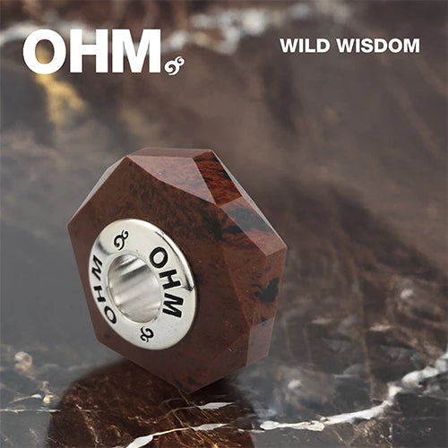 OHM Beads Wild Wisdom (ORK046) brown natural-stone Bead The Alternative Bead
