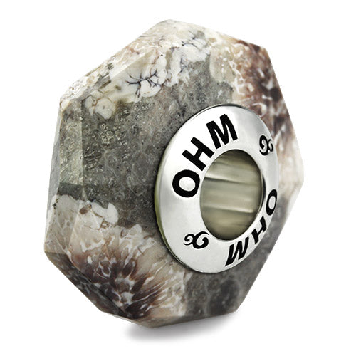 OHM Beads Survival Stone (ORK047 ) sterling-silver Bead The Alternative Bead