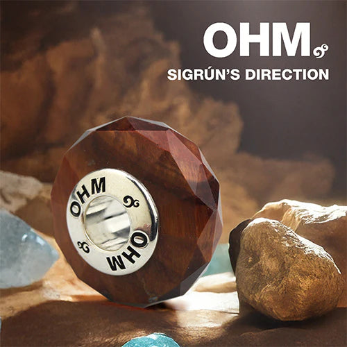 OHM Beads Sigrún’s Direction brown natural-stone Bead by The Alternative Bead. Your official OHM Beads Retailer from Germany