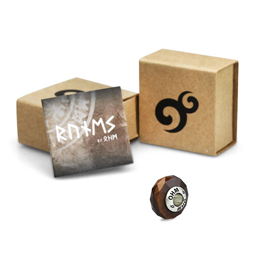OHM Beads Sigrún’s Direction brown natural-stone Bead by The Alternative Bead. Your official OHM Beads Retailer from Germany
