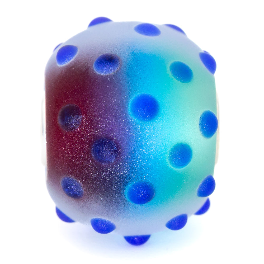 Elfbeads Ocean Ornament World Dewdrops Frost (G211208) red and blue glass Charm - The Alternative Bead official German Retailer. Buy 4 get 5 - free DHL Shipping for all orders above 150€