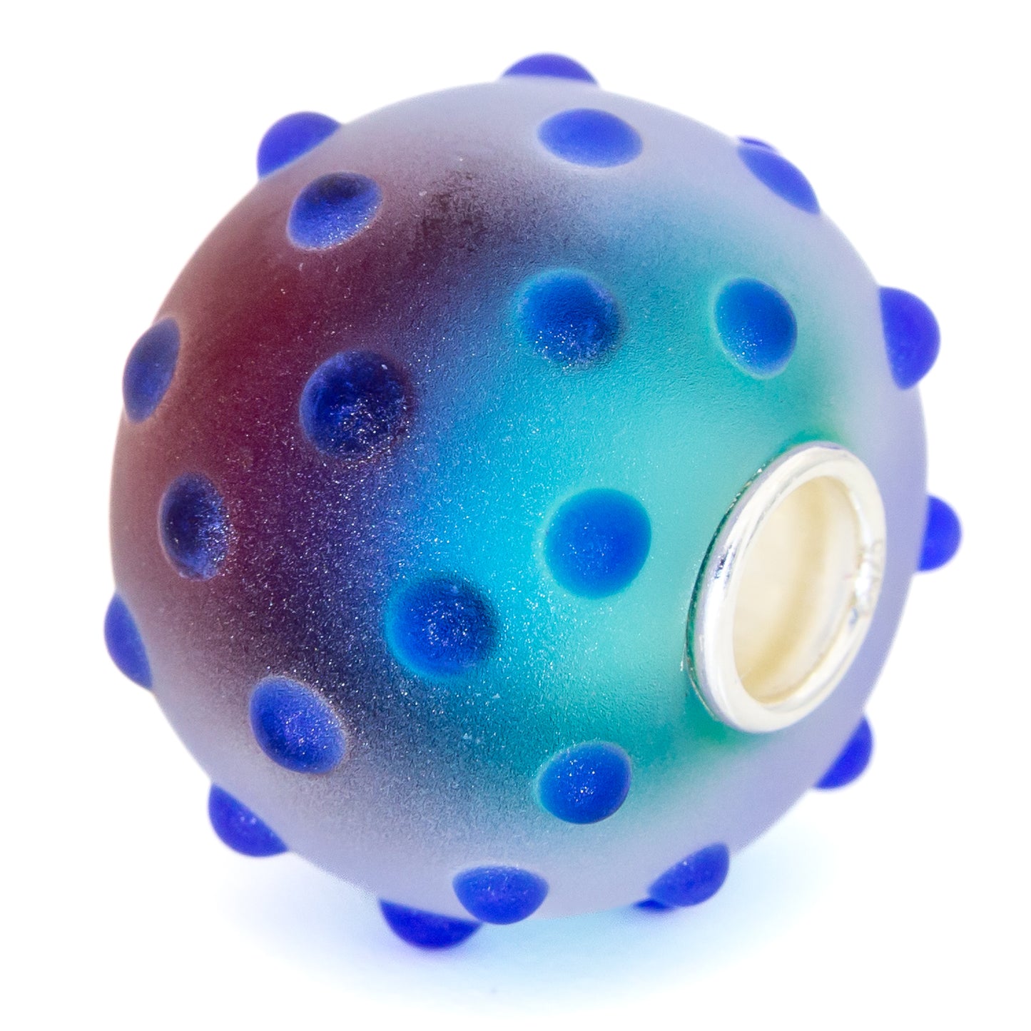 Elfbeads Ocean Ornament World Dewdrops Frost (G211208) red and blue glass Charm - The Alternative Bead official German Retailer. Buy 4 get 5 - free DHL Shipping for all orders above 150€