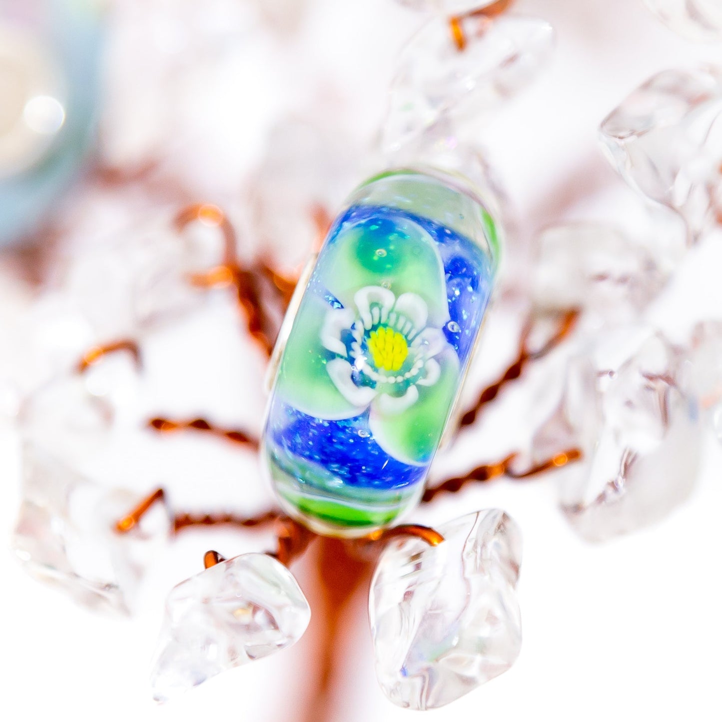 Elfbeads Ocean Pondflower glass Bead by The Alternative Bead. Your official Elfbeads Retailer from Germany