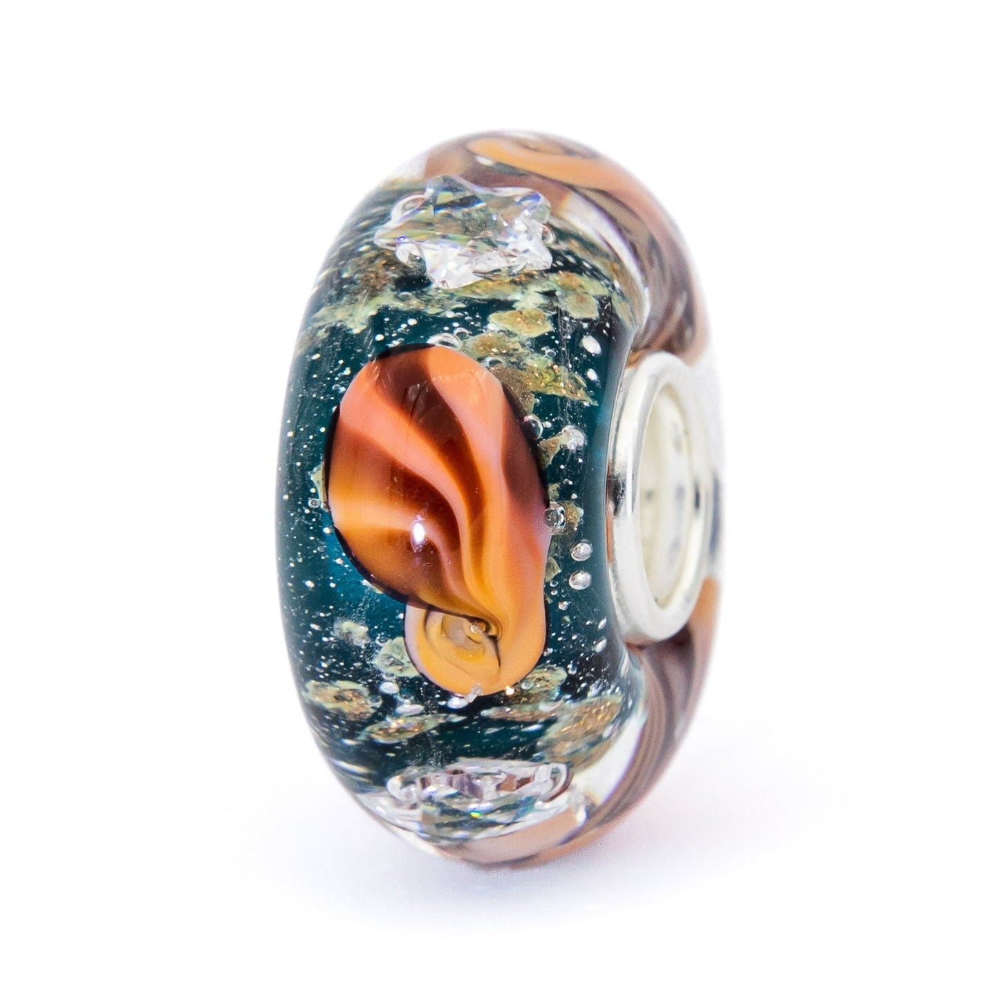 Elfbeads Ocean Seashell Shimmering (G220702) glass Charm - The Alternative Bead official German Retailer. Buy 4 get 5 - free DHL Shipping for all orders above 150€