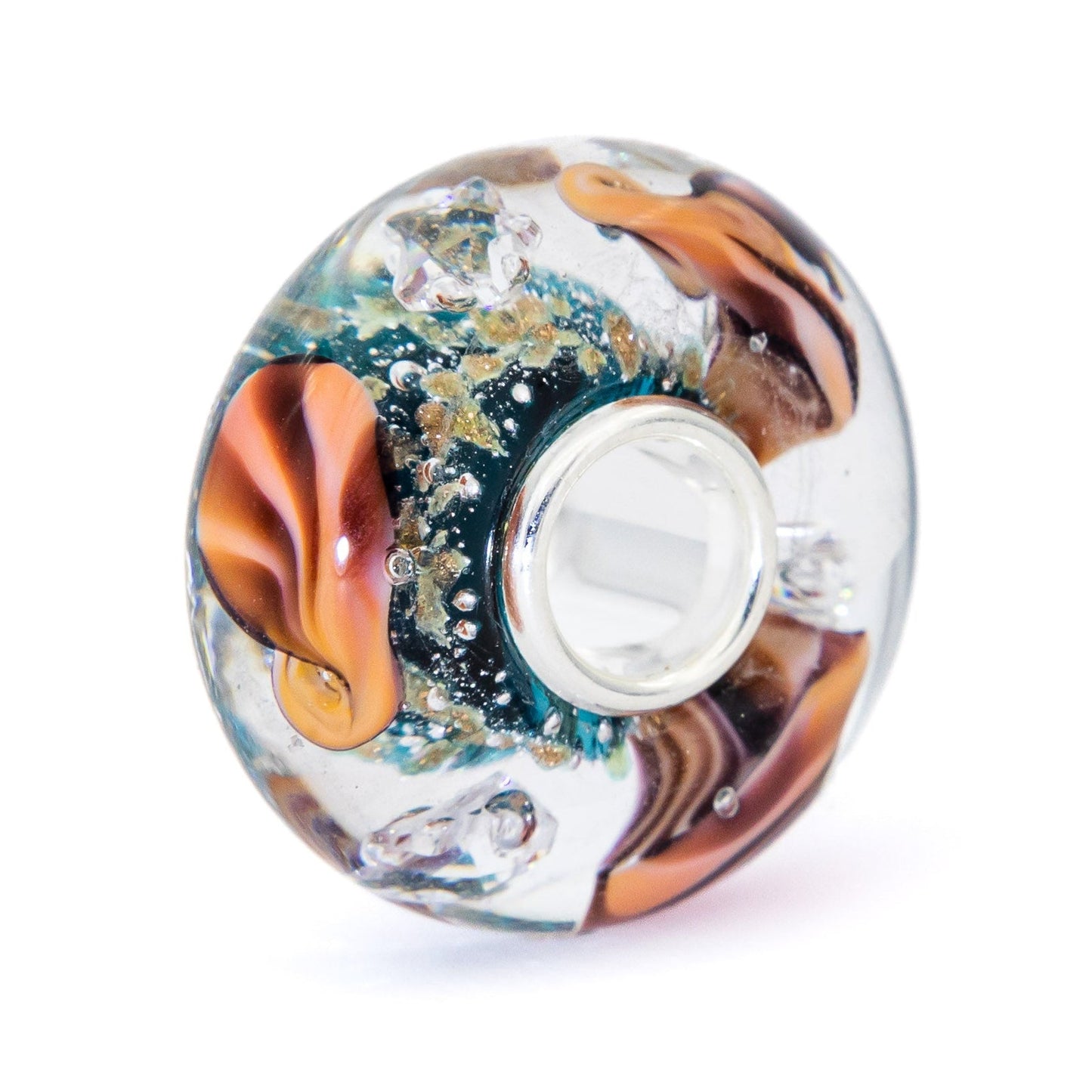 Elfbeads Ocean Seashell Shimmering (G220702) glass Charm - The Alternative Bead official German Retailer. Buy 4 get 5 - free DHL Shipping for all orders above 150€