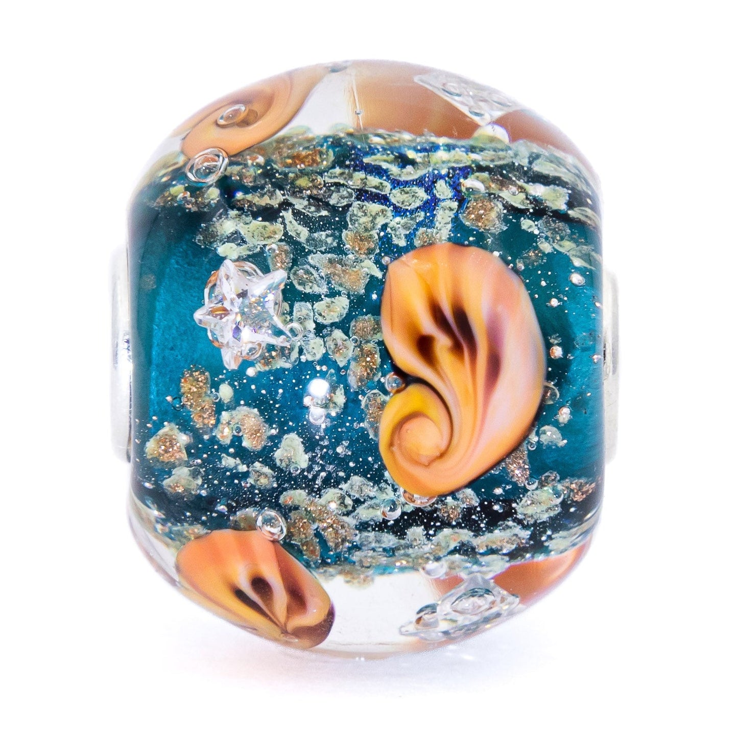 Elfbeads Ocean Seashell Shimmering World (G220620) glass Bead - The Alternative Bead official German Retailer. Buy 4 get 5 - free DHL Shipping for all orders above 150 ?