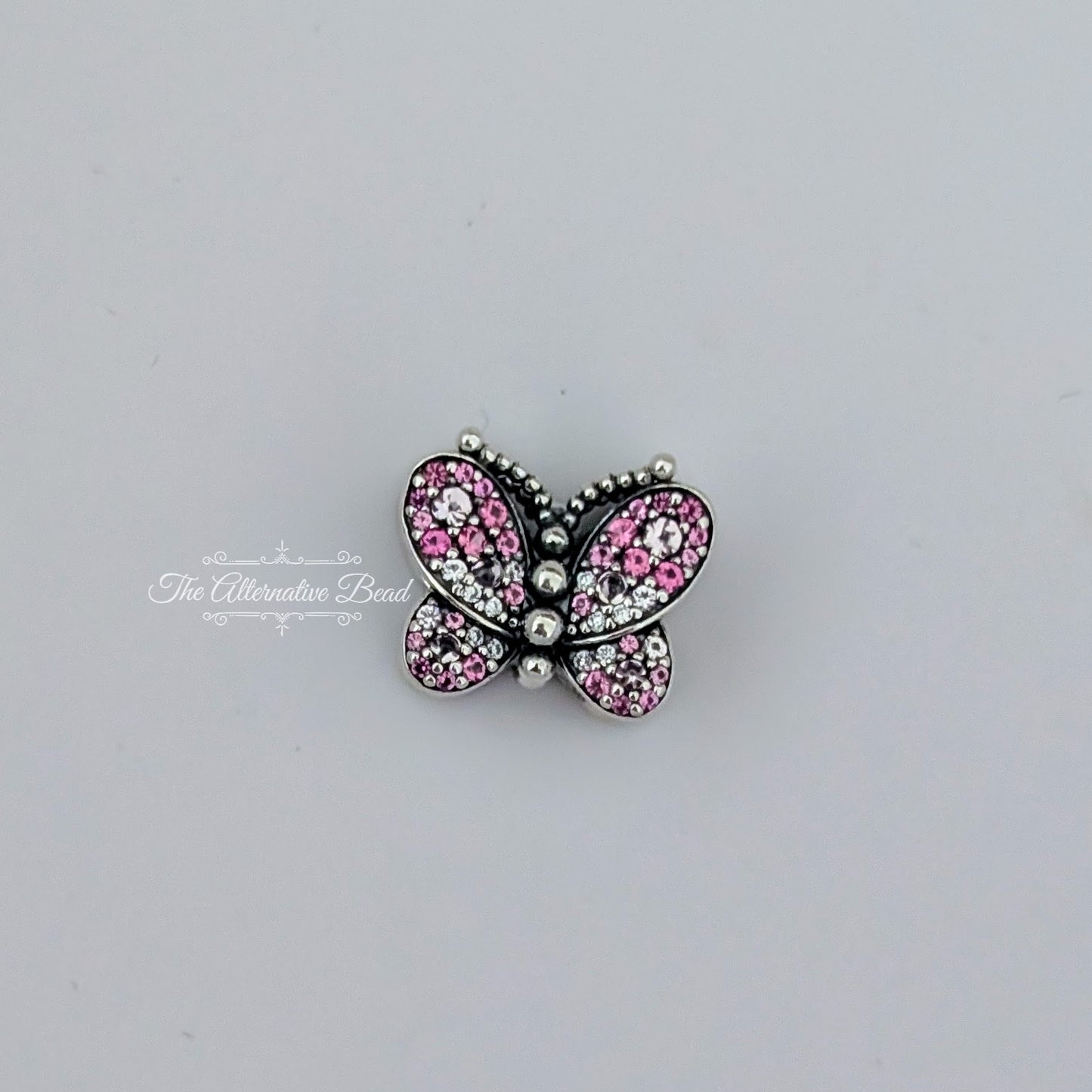 Pandora Pavé Butterfly pink sterling-silver Bead by The Alternative Bead. Your official Pandora Retailer from Germany