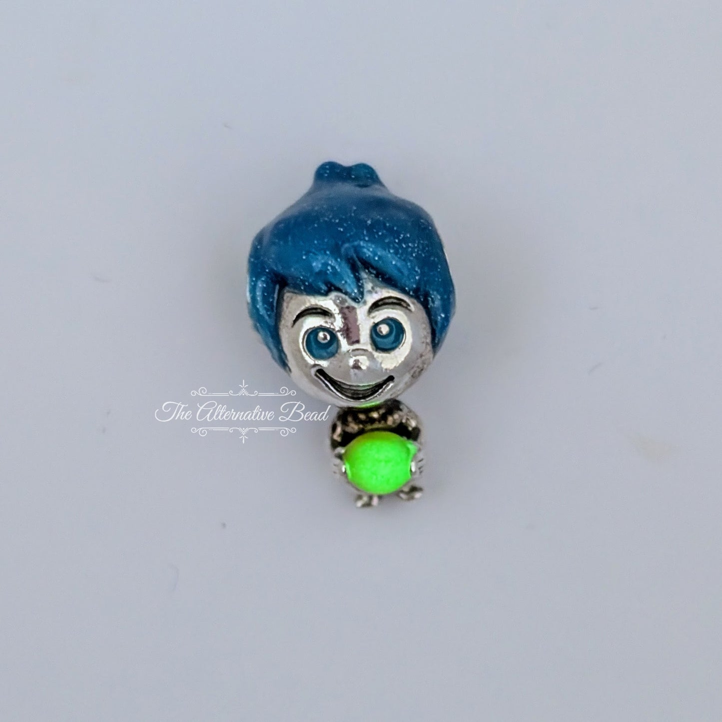 Disney x Pandora Pixar Joy Memory Orb blue; yellow sterling-silver Bead by The Alternative Bead. Your official Disney x Pandora Retailer from Germany