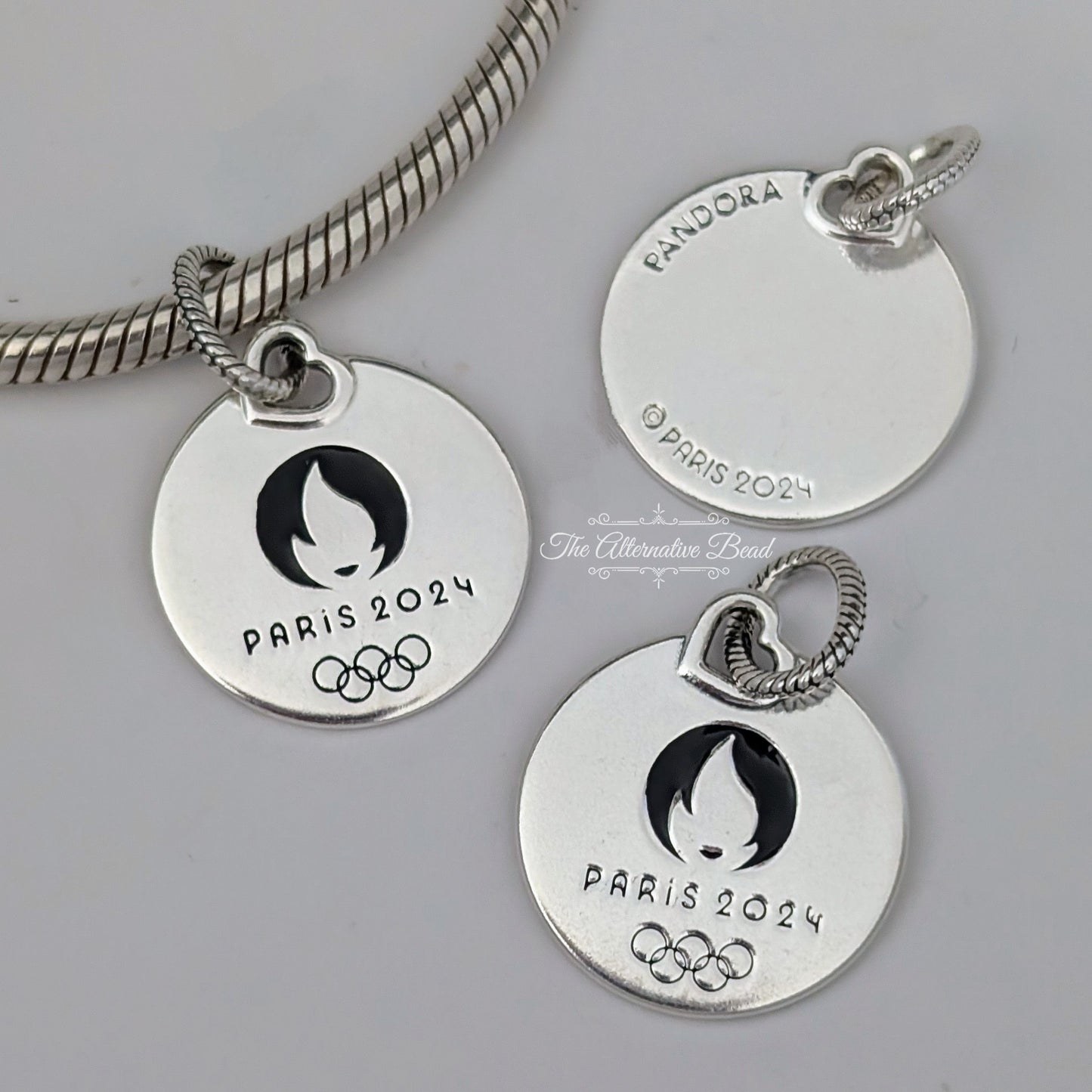 Pandora Paris Olympics 2024 Engravable Dangle silver sterling-silver Dangle by The Alternative Bead. Your official Pandora Retailer from Germany