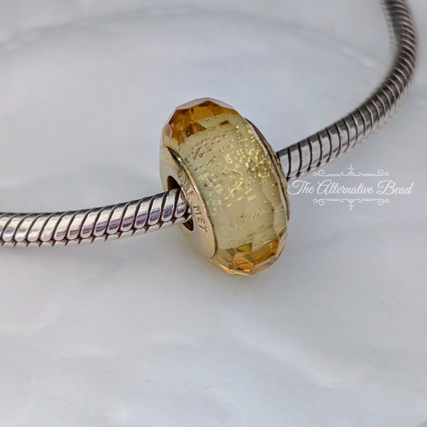 Pandora Shine Golden Faceted Murano yellow glass Bead by The Alternative Bead. Your official Pandora Retailer from Germany