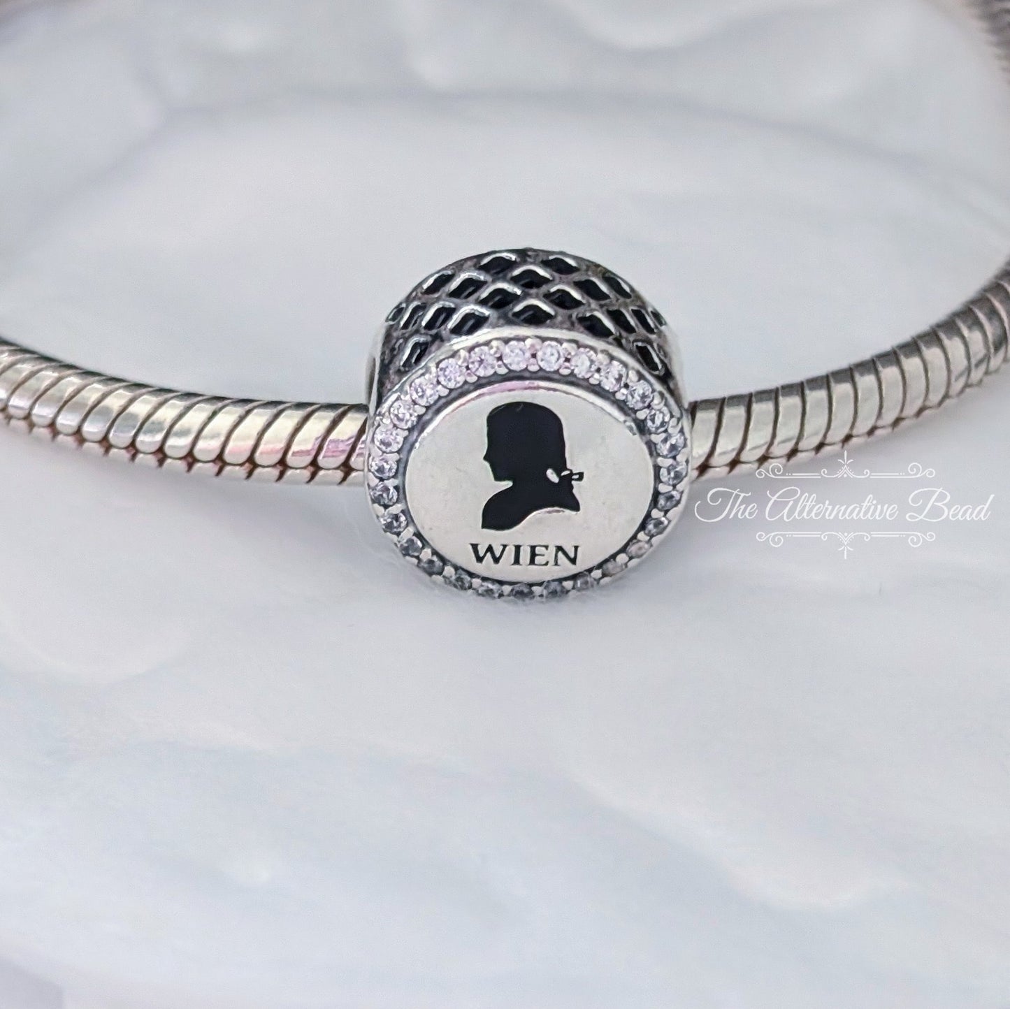 Pandora Mozartsymphonie Vienna black; silver sterling-silver Bead by The Alternative Bead. Your official Pandora Retailer from Germany