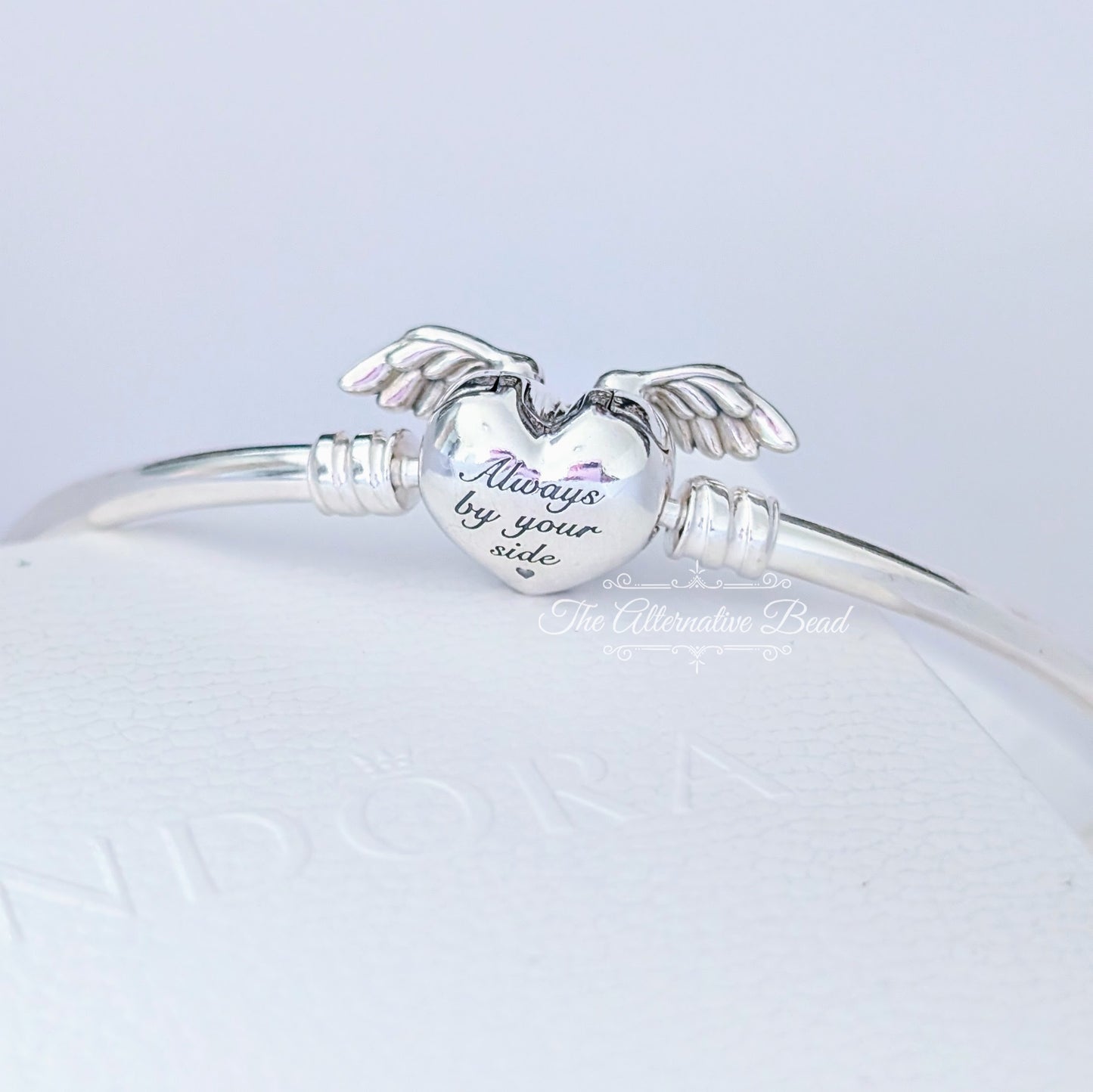 Pandora Moments Winged Heart Bangle silver sterling-silver Bangle by The Alternative Bead. Your official Pandora Retailer from Germany