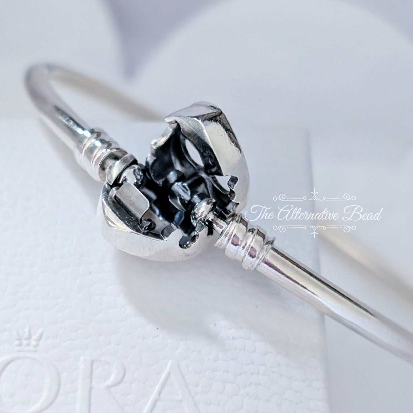 Pandora Moments Heart & Butterfly Bangle (Silver) silver sterling-silver Bangle by The Alternative Bead. Your official Pandora Retailer from Germany