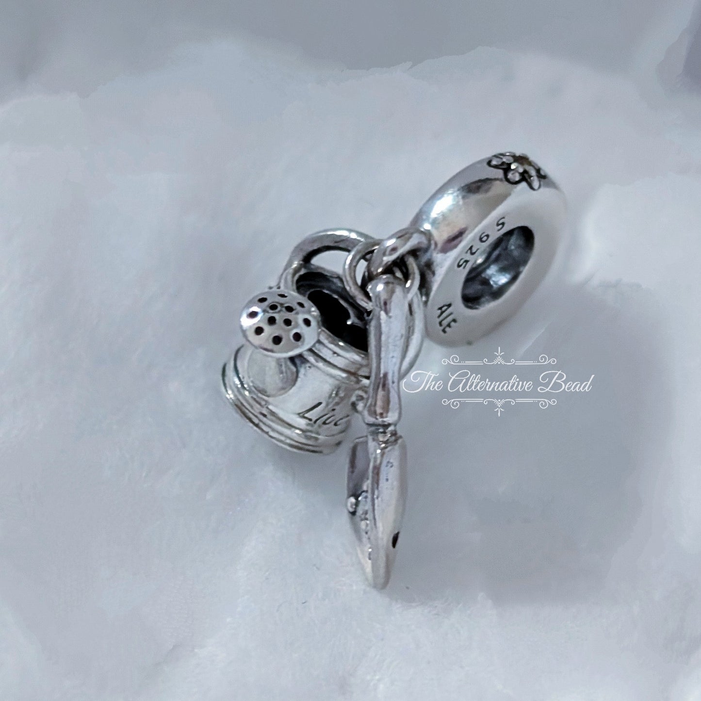 Pandora Watering Can with Trowel Dangle silver sterling-silver Dangle by The Alternative Bead. Your official Pandora Retailer from Germany