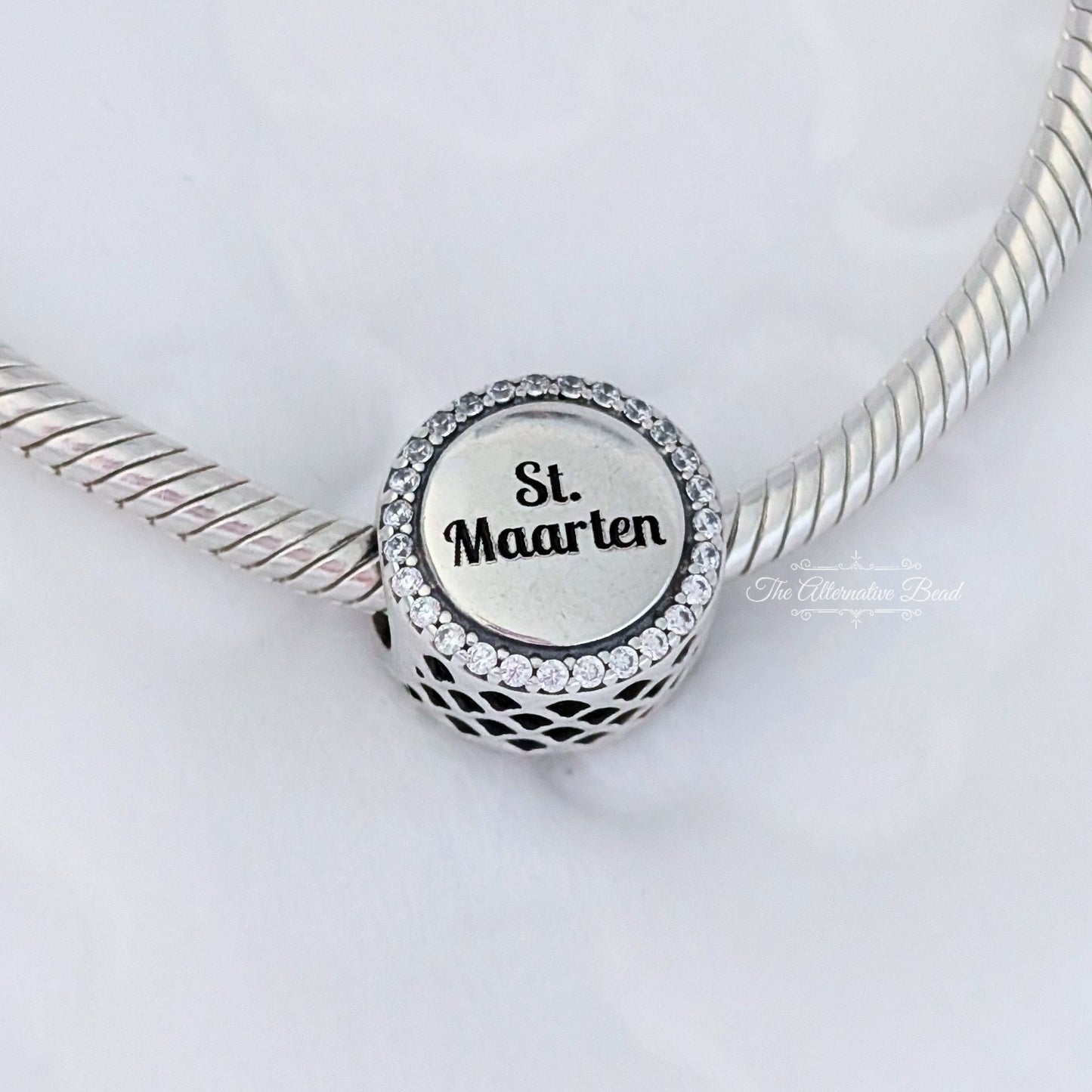 Pandora St. Marteen Charm silver; multicolor sterling-silver; enamel Bead by The Alternative Bead. Your official Pandora Retailer from Germany