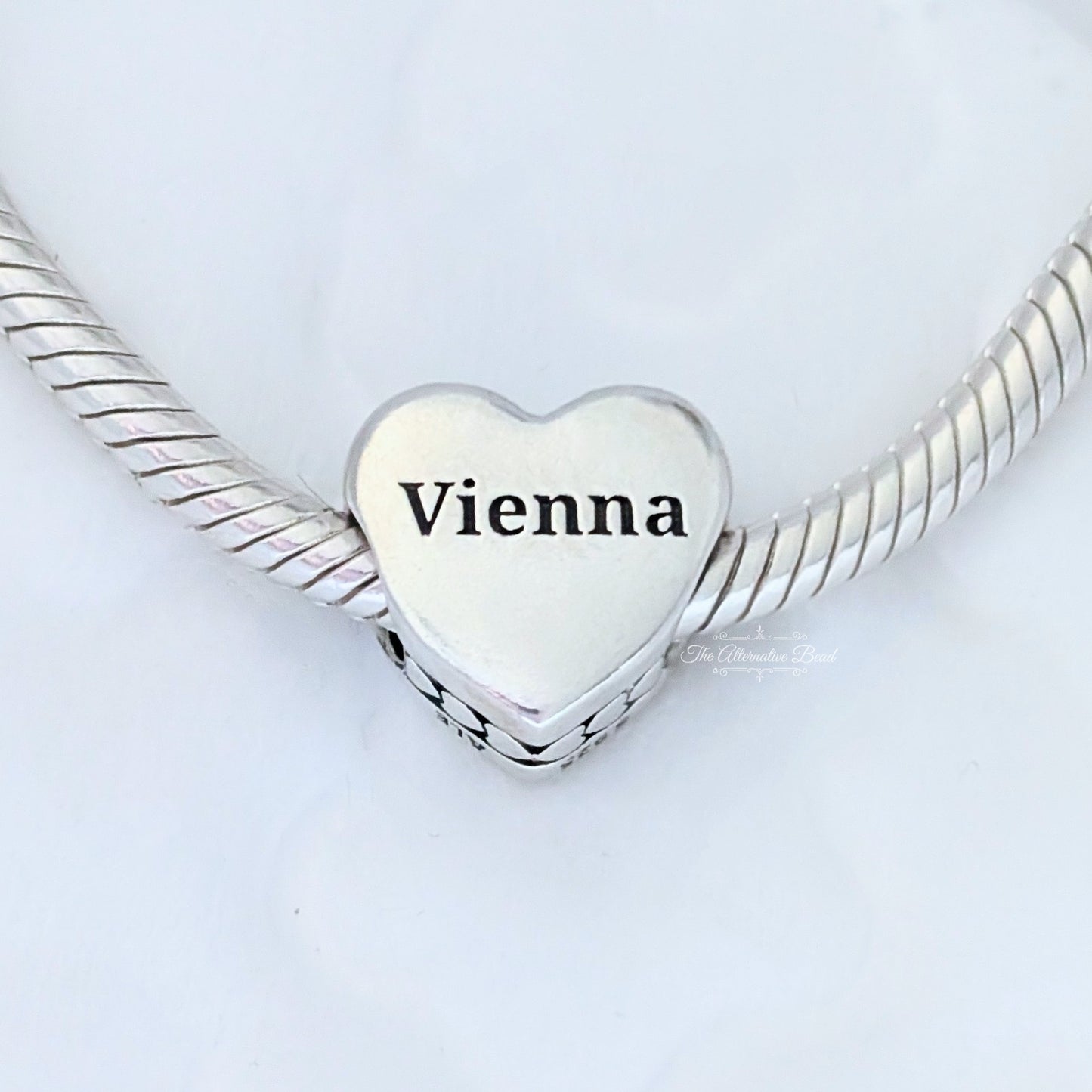 Pandora Vienna Skyline Charm black; silver sterling-silver Bead by The Alternative Bead. Your official Pandora Retailer from Germany