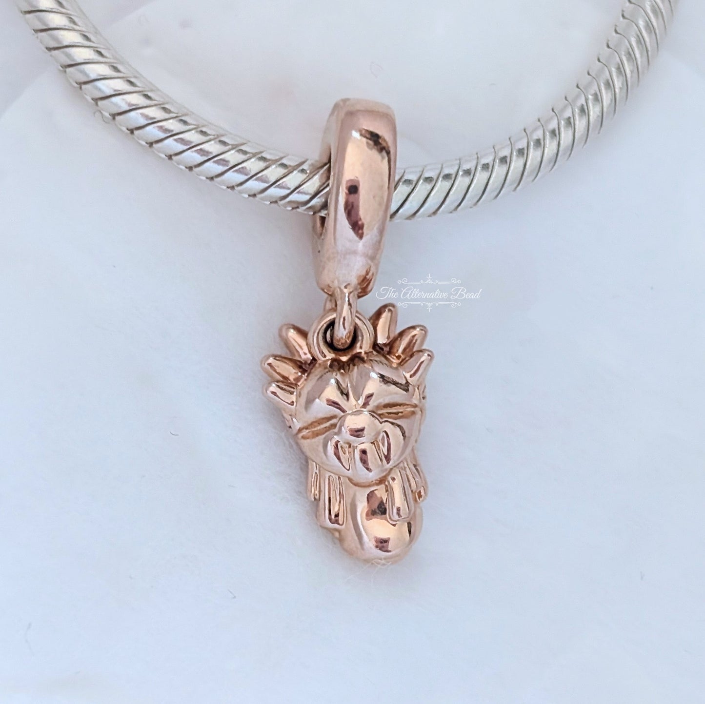 Pandora Pandora Rose Statue of Liberty Dangle silver; rose-gold rose-gold Dangle by The Alternative Bead. Your official Pandora Retailer from Germany
