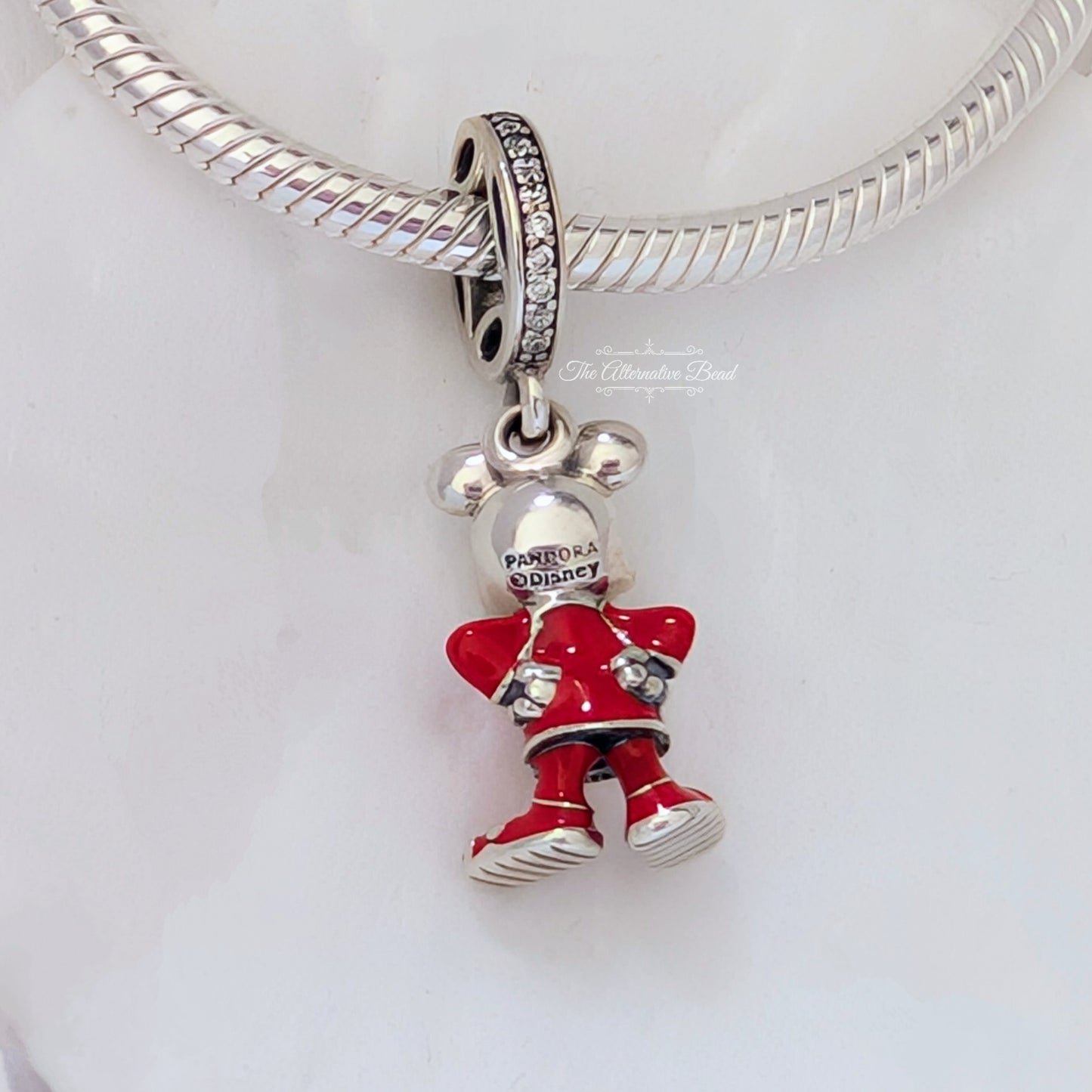 Disney x Pandora Disney Mickey Mouse Chinese New Year´s Dangle Charm silver; red; orange sterling-silver Dangle by The Alternative Bead. Your official Disney x Pandora Retailer from Germany