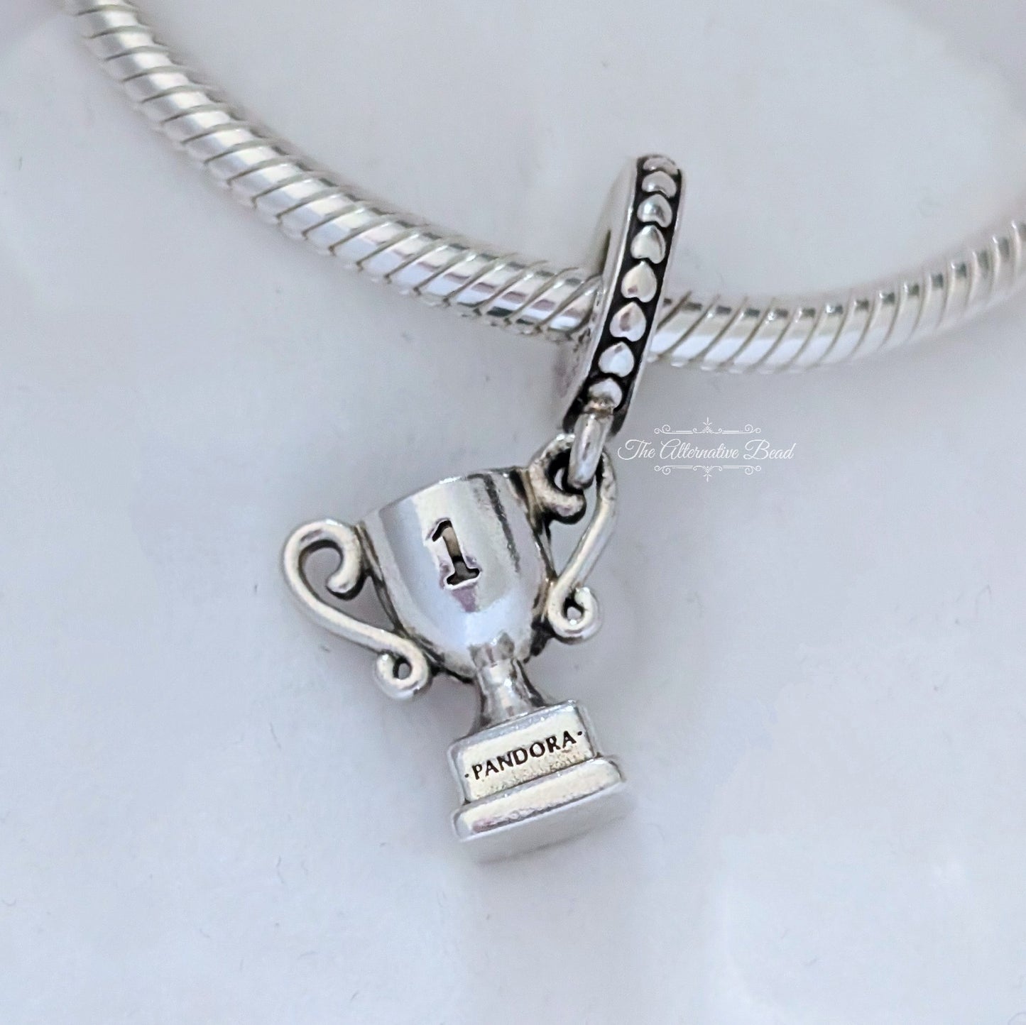 Pandora Achievement Trophy Dangle silver sterling-silver; enamel Dangle by The Alternative Bead. Your Jewelry Retailer from Germany