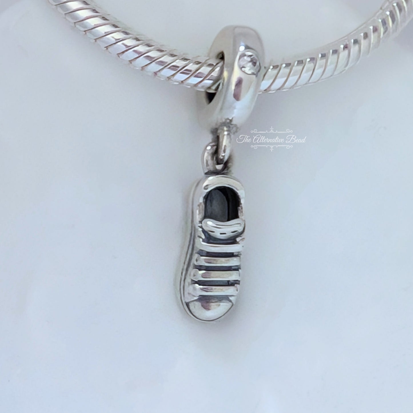 Pandora Sneaker Shoe Dangle silver sterling-silver; enamel Dangle by The Alternative Bead. Your Jewelry Retailer from Germany