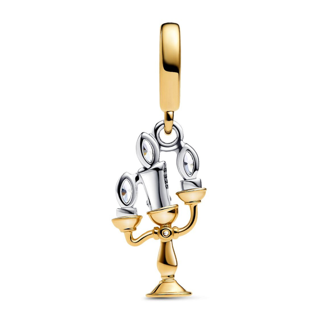 Disney x Pandora Disney Beauty and the Beast Lumiere Dangle gold; silver gold-plated; sterling-silver Dangle by The Alternative Bead. Your Jewelry Retailer from Germany