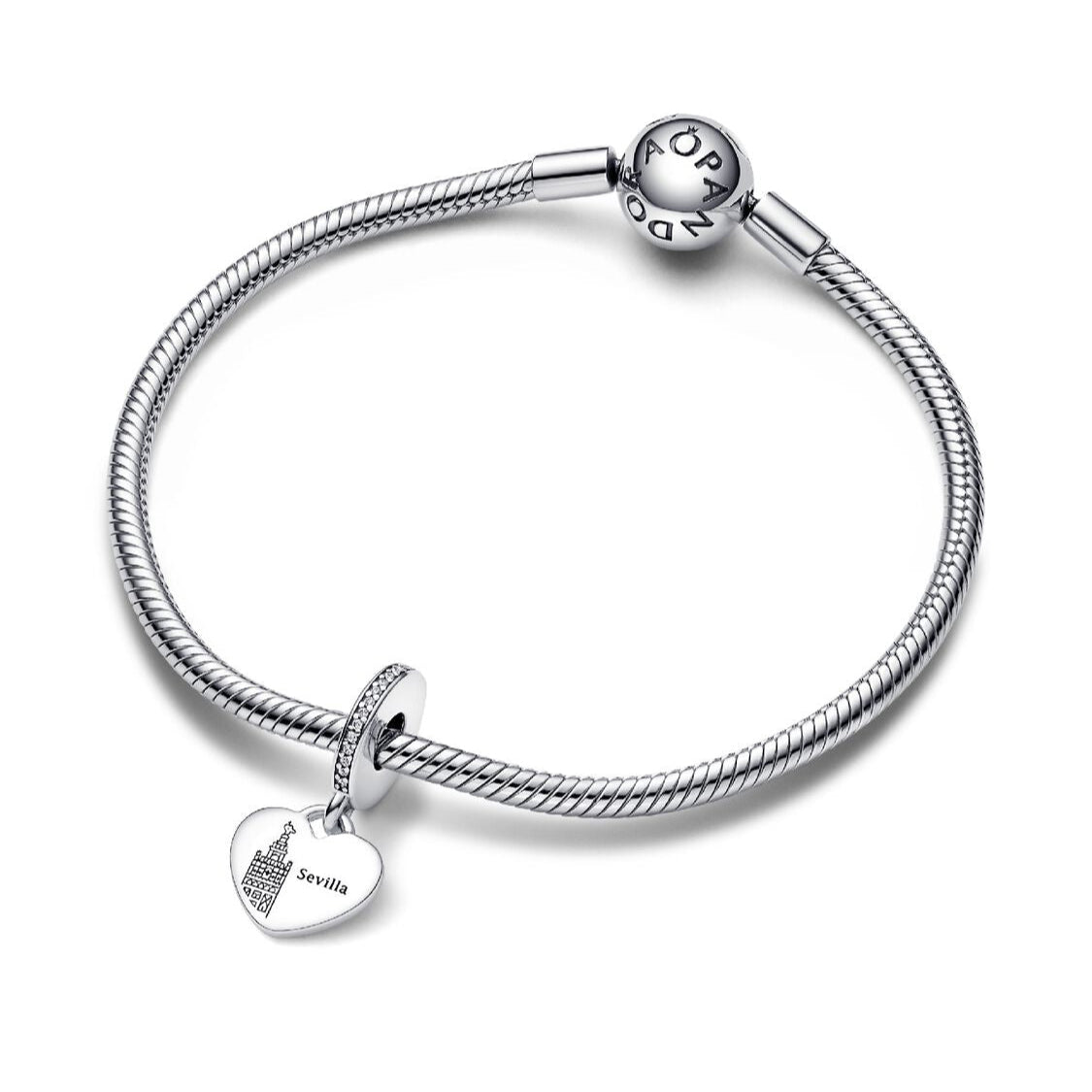 Pandora La Giralda de Sevilla Dangle Charm silver sterling-silver and enamel Bead by The Alternative Bead. Your Jewelry Retailer from Germany