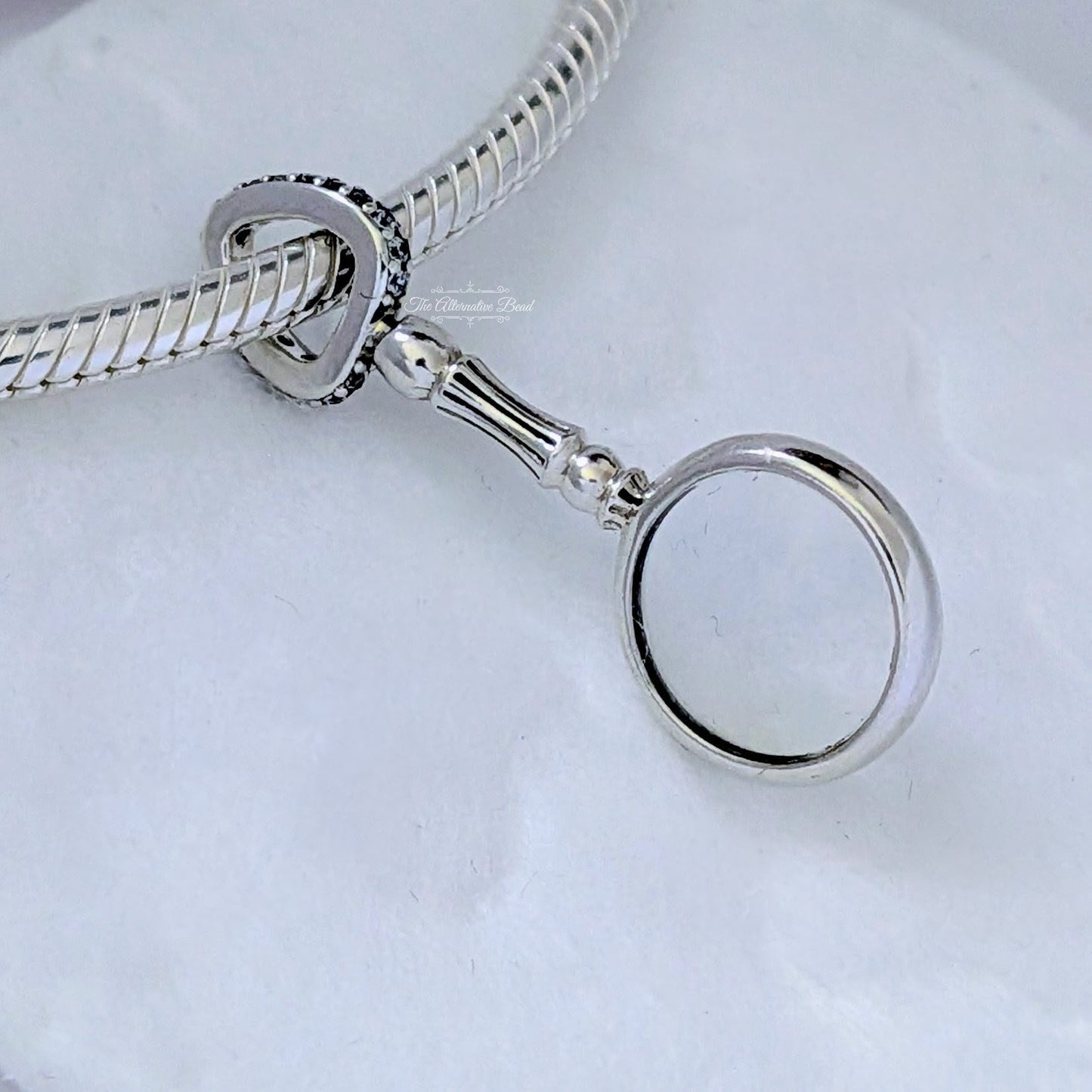 Pandora Magnifying Glass Limited Edition Dangle Charm silver sterling-silver; glass Dangle by The Alternative Bead. Your Jewelry Retailer from Germany